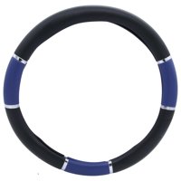 Route Cinco - Cubre Volante Negro Con Aplicaciones Azules (Universal)