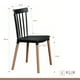 thumbnail image 5 of Comedor Mesa Redonda Negra 80cm + 4 Sillas Windsor Negras, 5 of 8