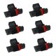 thumbnail image 1 of Set de 6 rodillos de tinta Printerfield negro y rojo, 1 of 4