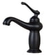 thumbnail image 5 of Grifo mezclador antiguo del grifo de agua del lavabo del cuarto de ba?o del estilo europeo negro, 5 of 5
