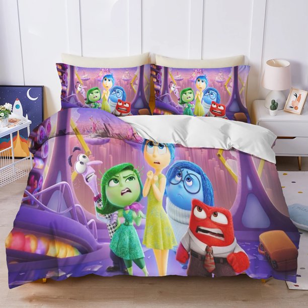 Inside Out 3D Children'S Bedding Set Duvet Cover Set kingTwin Size Bedding Sets Universal Suitable For Children And Adults