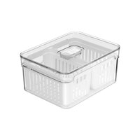 Organizador Clear Fresh 2 Cestas 2,2 Lt Ou