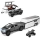 thumbnail image 1 of Camioneta de juguete Youngyes Cybertruck con motocicleta RV 1/32, 1 of 3