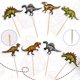 thumbnail image 4 of Decoración para magdalenas con diseño de dinosaurio KeaiBear, 30 unidades, 4 of 7