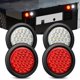 thumbnail image 1 of Luz trasera para remolque de 4" Nilight, 4 piezas, roja y blanca, IP67, 12 V, 1 of 9