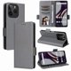 thumbnail image 1 of Funda Cartera para BLU G54 Tapa Flip con Ranuras y Soporte Gris, 1 of 5