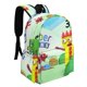 thumbnail image 2 of Numberblocks-theme Backpack, Campus style schoolbag Bookbag with Adjustable Shoulder Straps And Large Zip Compartment, Unisex Travel Bags.42x30x15cm, 2 of 6