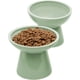 thumbnail image 1 of CEEFU 2Pack Elevated Ceramic Cat Bowls Extra Wide for Food, 1 of 3