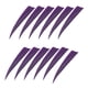 thumbnail image 2 of 12 Piezas 4 Pulgadas Tiro Con Arco Flecha Plumas Fletchings Vanes Púrpura, 2 of 5