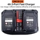 thumbnail image 3 of Cargador de Batería Gonocop CMCB124 de Doble Puerto 20V 110V, 3 of 7