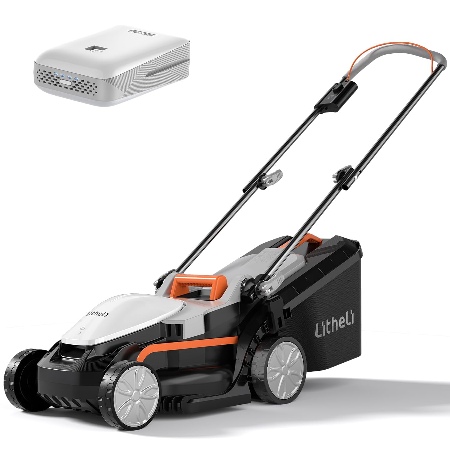 Cortadora De Césped Inalámbrica Litheli U20 Handy+ De 20 V Con Batería De 4 Ah