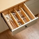 thumbnail image 4 of Organizadores de cajones Fabsome Dresser, paquete de 6, ajustables en bambú, 4 of 7