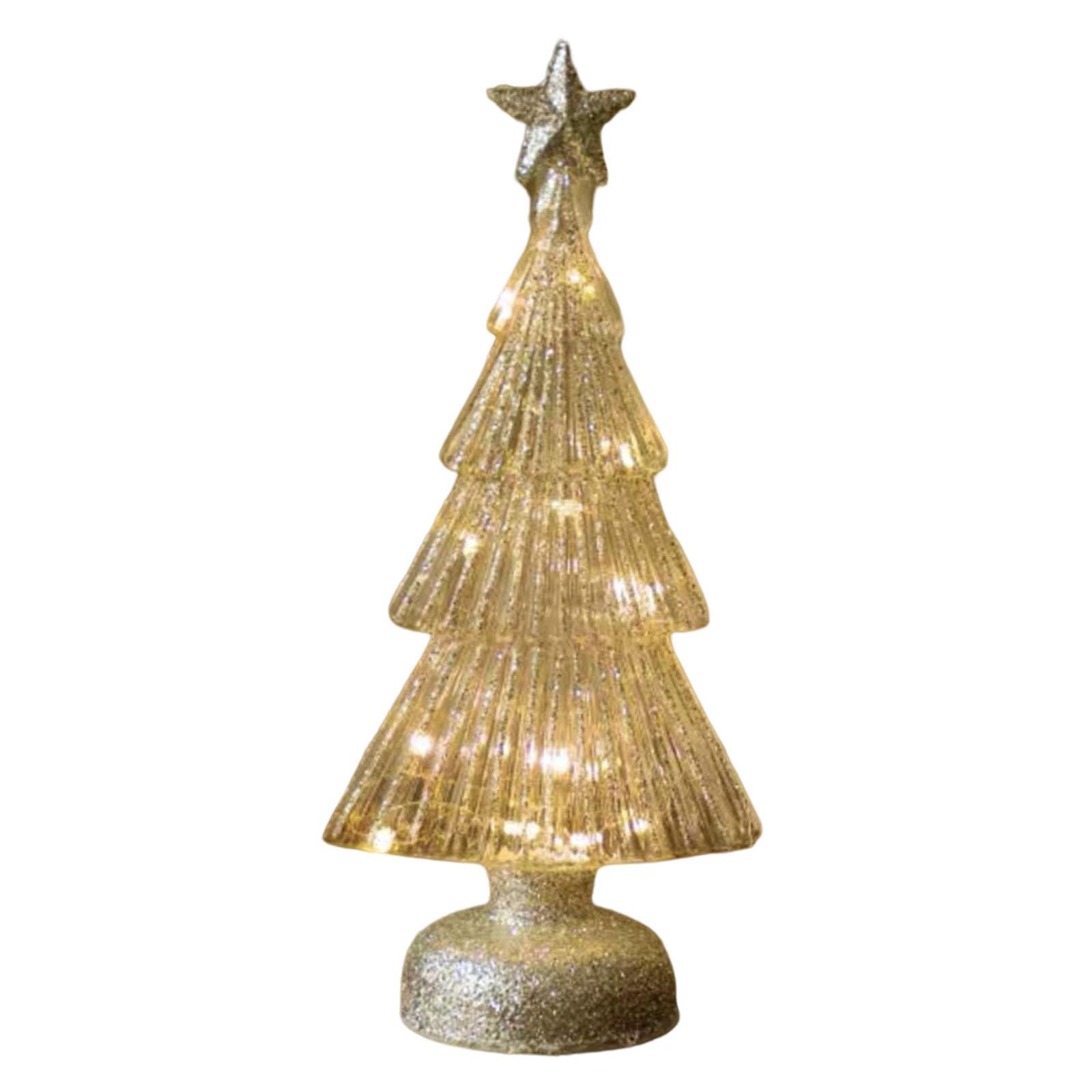 Bothyi - Árbol De Navidad Adorno De Luz Nocturna Árbol De Navidad Para Fiesta Festival Sala De Estar Blanco