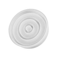 Bothyi - Candelabro Modelo De Silicona Portavelas De Fundición Para Cemento Artesanía Resina Redonda