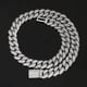 thumbnail image 5 of Cuban Link Chain Necklace de Miami Extra Brillante, Cadena Cubana para Hombre de Ancho 15-18 Mm, Cadena de Eslabones Cubanos Sólida Gruesa Grande Estilo Hip Hop con Brillo para Hombre, 16-24, 5 of 9