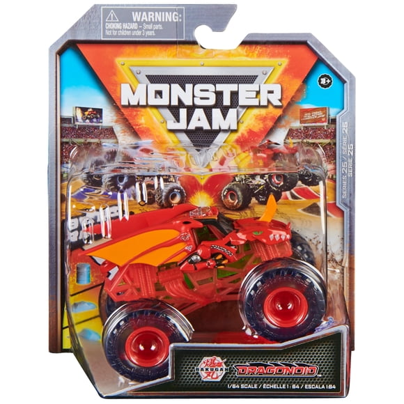 Monster Truck Monster Jam Bakugan Dragonoid a escala 1:64