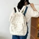 thumbnail image 2 of Korean Student School Backpack Floral White School Bags For Teenage Girls Cute Women's Backpack Brand Book Bag Nylon Rucksack, 2 of 3