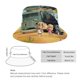 thumbnail image 2 of Camión de Basura Sombrero bucket para adultos, gorra de protección solar, sombrero de pescador plegable para viajes al aire libre, pesca y actividades de verano, 2 of 6