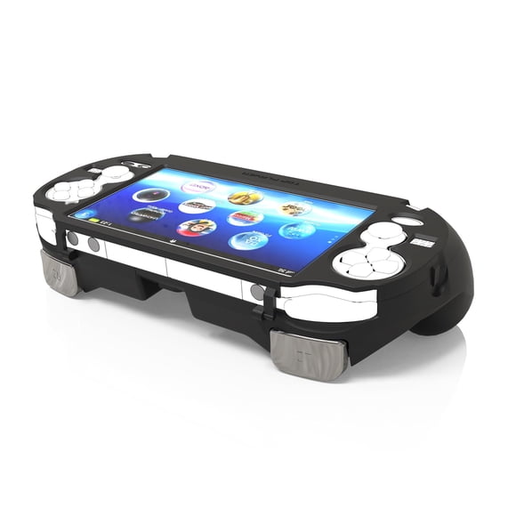 Funda PS Vita TEGRUP con mango negro y pegatinas