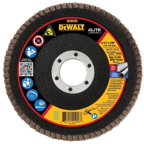 Disco De Solapa Dewalt Dwa8282 80G T29 Xp Ceramic 11,4 Cm X 2,2 Cm