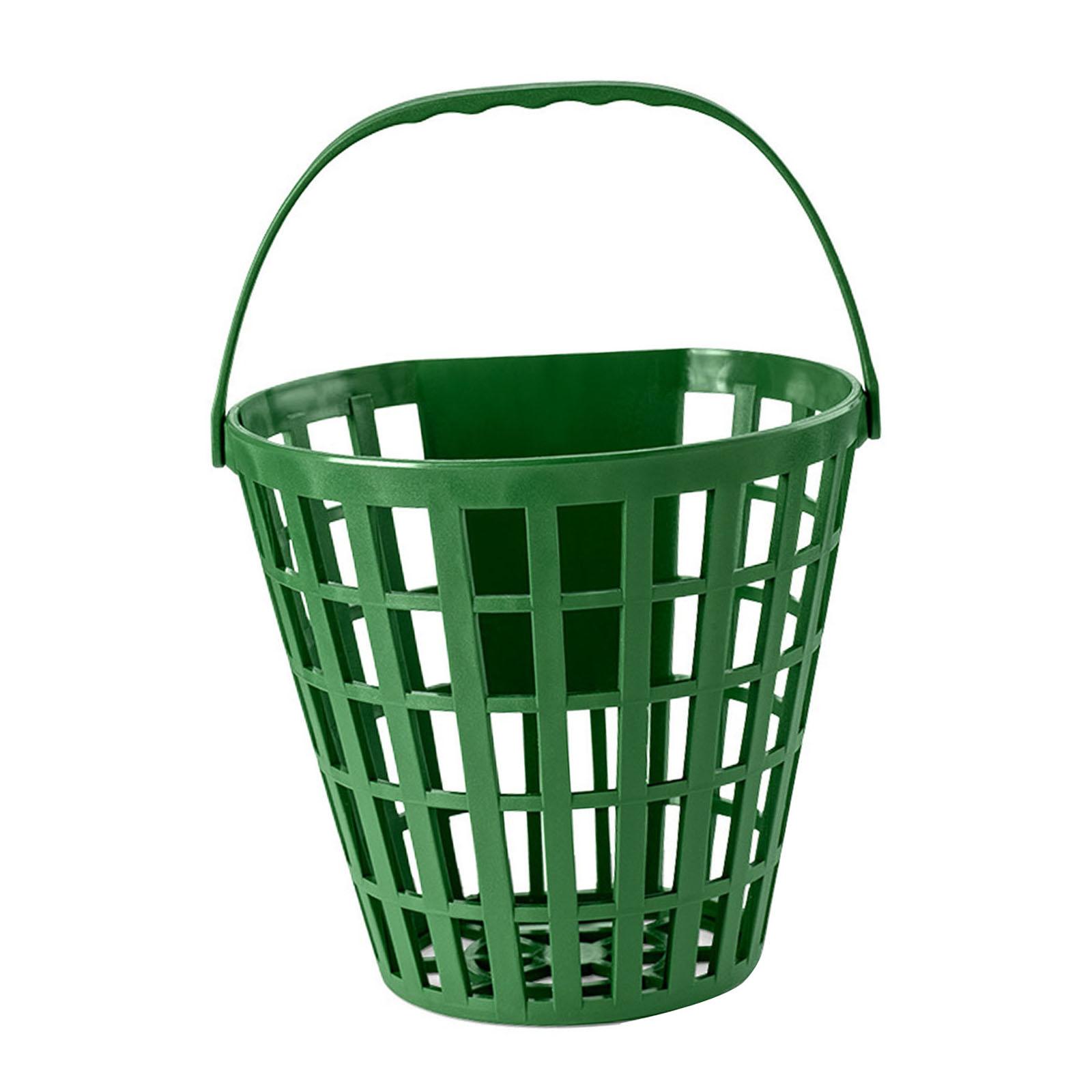Magideal - Cesta Para Pelotas De Golf Con Capacidad Para 50 Pelotas, Práctico Soporte Portátil Y Estable Con Asa Para Suministros En El Área De Práctica Del Camp