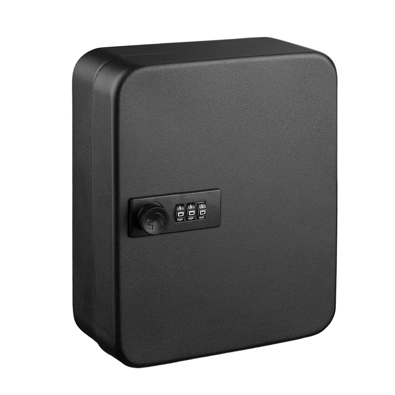 Ioensy - Caja De Llaves De Seguridad Para Gabinete De Llaves, Caja De Bloqueo De Llaves Que Ahorra Espacio Para Pared De Gabinete De Hoteles