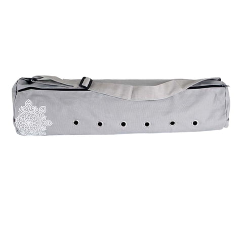 Magideal - Bolsa Para Esterilla De Yoga, Bolsa Deportiva Con Cremallera, Soporte Para Esterilla Antideslizante, Bolsa De Fitness, Práctica Bolsa De Almacenamient Gris