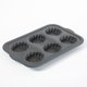 thumbnail image 1 of Calphalon Omni Mini Molde para Tartas de 6 Cavidades con Tecnología GlassFlex, Silicona Flexible y Núcleo de Vidrio Microtejido para Flujo de Aire Ultra y Horneado Uniforme, Gris, 1 of 9