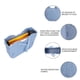 thumbnail image 4 of Bolsa Bioworld Disney Mickey Mouse gris de espuma EVA de 16,5 cm, 4 of 6