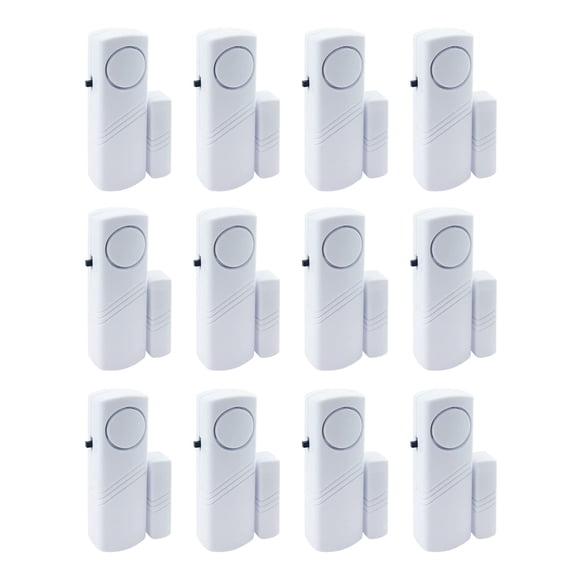 Alarma de puerta y ventana WimuPath de 90 dB para la seguridad de los niños (paquete de 12)