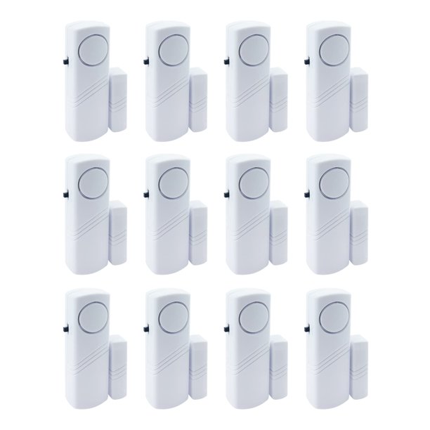 Alarma de puerta y ventana WimuPath de 90 dB para la seguridad de los niños (paquete de 12)