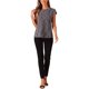 thumbnail image 2 of INSPIRE CHIC Blusa Casual de Verano con Manga Corta y Patrón Jaspeado para Mujer XL Rosa Negro, 2 of 6