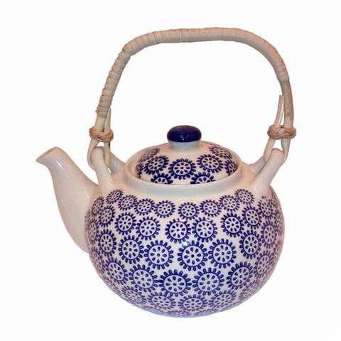 Bric - Tetera Porcelana Diseño Azul