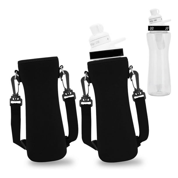 Funda de 940 ml compatible con botellas de agua, funda para botellas Cirkul de plástico y acero inoxidable, funda aislante de neopreno para mantener la temperatura (2 unidades)
