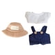 thumbnail image 2 of 3x Mini Ropa Para Muñecas De 6 Pulgadas, Sombrero, Lindo Traje Ropa Para Muñecas Para Niños De 5 A 7 Años, 8 A 10 Años, 2 of 3