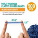 thumbnail image 2 of Bandas de goma PlasticMill 8,9 cm azul 500 unidades 0,45 kg, 2 of 9