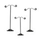thumbnail image 5 of 3x Iron T Bar Earring Necklace Jewelry Display Stand Rack Black-Circle, 5 of 5
