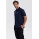 thumbnail image 2 of Polera Hombre Piqué Básica Lisa Azul Marino, 2 of 4
