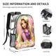 thumbnail image 2 of Enredados Rapunzel PrincesaMochila transparente temática, resistente y duradera, bolsa see-through para trabajo, deporte, universidad y viaje, 31 × 43 cm, 2 of 6
