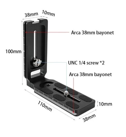 Genérico - Soporte Universal En L Para Cámara