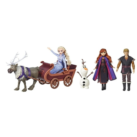 Juguete Aventuras Frozen II Con Trineo Y Personajes Disney
