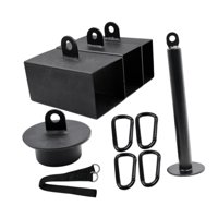 Magideal - Fortalecedor De Sujeción De Agarre De Bloque De Pinchazo Ejecutivo De Dedos De La Mano De La Mano De Bricolaje Pesado Para El Ejercicio Para El Hogar