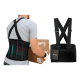 thumbnail image 1 of Faja para cargar lumbar con tirantes alta visibilidad #2, 1 of 3