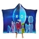thumbnail image 1 of BT21 Manta Capa con Capucha Anti-Bolitas, Manta de Lana Ártica Suave, Manta Portátil de Felpa Ligera y Lujosa, Poncho para Siesta en Casa y Oficina, 100*130cm, 1 of 6