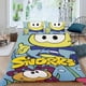 thumbnail image 2 of Snorks Conjunto de sábanas temático, trío de piezas, cómodo y amigable con la piel, diseño único, regalo de decoración para el hogar para familiares, amigos y fans, 90 cm * 190 cm, 2 of 6