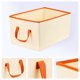 thumbnail image 2 of REGALWOVEN 3 Pcs Cubo de Almacenamiento, Caja de Almacenamiento de Tela con Asas, Cesta de Almacenamiento Plegable para Organizar Beige 15.7*9.8*7.9in, 2 of 6