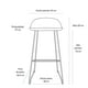 thumbnail image 5 of Taburete Bar Klein Rojo, 5 of 5