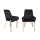 thumbnail image 1 of Pack 2 Sillas De Comedor Brito Con Apoyabrazos - Negro, 1 of 3