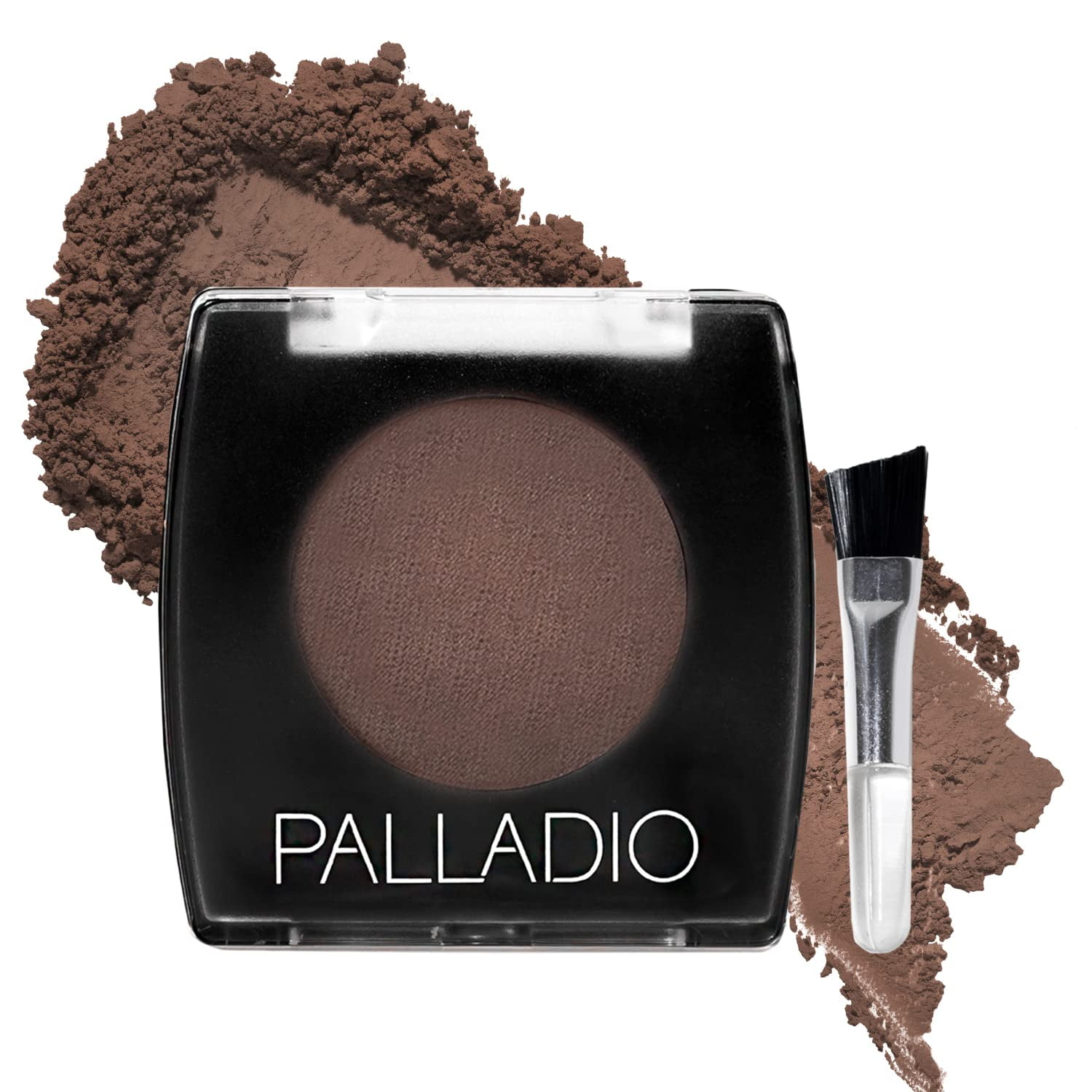 Polvo Para Cejas Palladio Brow Powder Marrón Oscuro Con Brocha