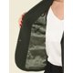 thumbnail image 5 of INSPIRE CHIC Chaqueta de Trabajo para Mujer con Solapa, Manga Larga, Traje de Chaqueta, Verde Militar M, 5 of 6